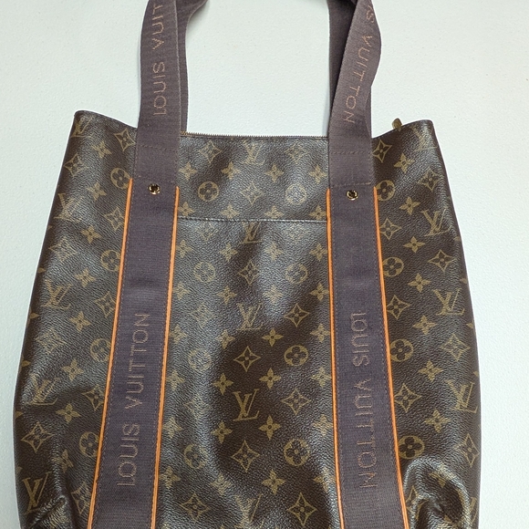 Louis Vuitton Dark Brown Monogram Tote - Picture 3 of 14